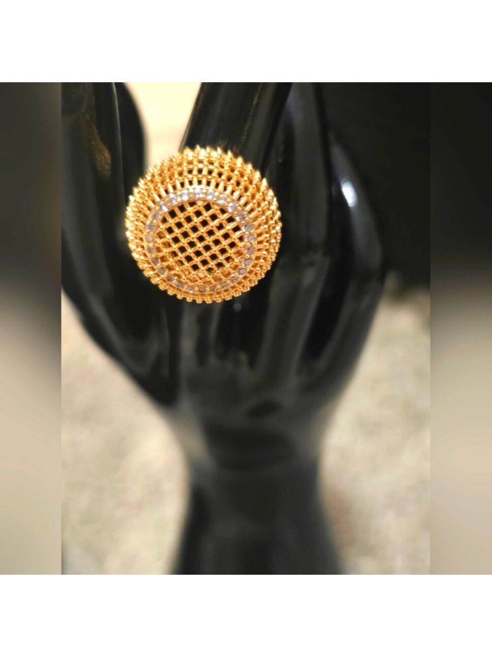 21kgp Dubai Jewelery Elegant Gold Ring
